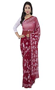 Chikankari sarees online shopping