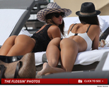 Argentine Models Karina Jelinek & Paz Cornu -- Asses Up in Miami