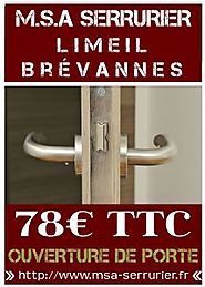 Serrurier Limeil Brévannes - Ouverture de Porte 78€ TTC