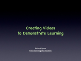 Video Creation In The Classroom