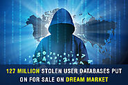 127 Million Stolen User Databases Put on for Sale on Dream Market