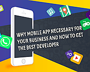 Why Mobile App Necessary for your Business and how to Get the Best Developer