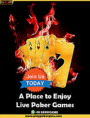 Join live Poker Club in Delhi. Cash Game