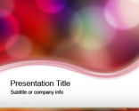 Free Color lights PowerPoint Template | Free Powerpoint Templates