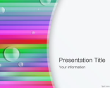 Rainbow Lines PowerPoint Template | Free Powerpoint Templates