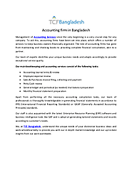 Accounting firm in Bangladesh | edocr