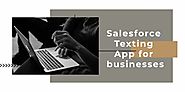 Try SMS to market the products by using texting App for Salesforce