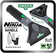 Unger Ergotec Ninja Handle - Innovative Window Cleaning Tools