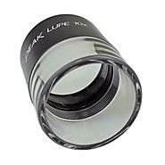 PEAK TS1961 Fixed Focus Loupe, 10X Magnification, 0.95" Lens Diameter, 1.1" Field View