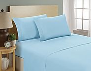 Luxurious Sheets Set 1800 3-Line Collection Brushed Microfiber Deep Pocket Super Soft and Comfortable Hotel Collectio...