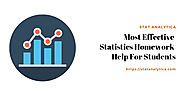 Statistics Homework Help | Statistics Help For Students