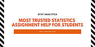 Statistics Assignment Help | Statistics Help