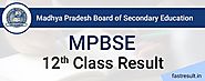 Website at https://www.fastresult.in/result/mp-12th-result-2019