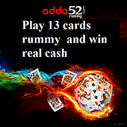 Play 13 cards rummy at Adda52 Rummy and win cash prizes