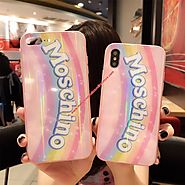 Moschino My Little Pony iPhone Case Rainbow