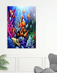 «Morvelous sea» Aluminum Print by fashion style - Limited Edition from $94 | Curioos