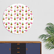 «Flamingoapple» Disk by fashion style - Limited Edition from $99 | Curioos