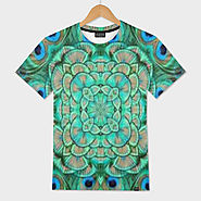 «feather green» Men's All Over T-Shirt by fashion style - Limited Edition from $49 | Curioos