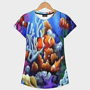 «Morvelous sea» Women's All Over T-Shirt by fashion style - Limited Edition from $49 | Curioos