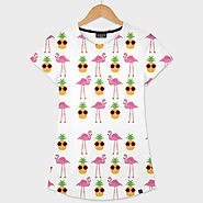 «Flamingoapple» Women's All Over T-Shirt by fashion style - Limited Edition from $49 | Curioos