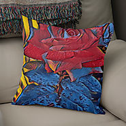 «digital Rose» Throw Pillow by fashion style - Exclusive Edition from $29.5 | Curioos