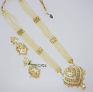 Traditional jadau punjabi Antique necklace sets - Runway Fashions