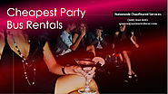 Cheapest Party Bus Rentals - (800) 942-6281 | Visual.ly