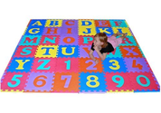 We Sell Mats 36 Sq Ft Alphabet and Number Floor Mat