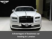 Advantages of business car leasing in London