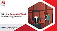 The Trend for Steel increasing in India