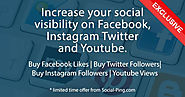 Social-Ping provide you with high quality Instagram Followers within hours and help to build your presence in social ...