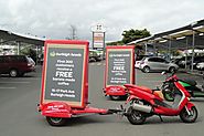 Advertise your brand on three panels, capturing attention from every angle.