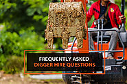 Frequently Asked Digger Hire Questions | M J Groundworks Services