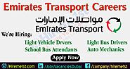 Emirates Transport Careers New Jobs Vacancies in UAE
