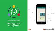 Magento 2 WhatsApp Share by Meetanshi