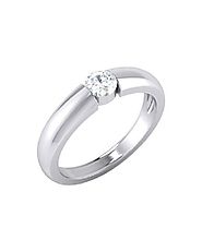 CZ Studded 925 Sterling Silver Ring