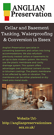 Basement Tanking Treatment Services in Essex