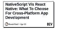 NativeScript V/s React Native: What To Choose For Cross-Platform App Development