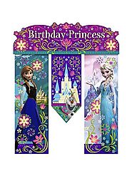 Disney Frozen Birthday Banner - Birthday Party Supplies