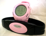 WCI Quality Women's Heart Rate Monitor Watch and Transmitter Chest Belt - Measures Distance, Speed, Steps, Calories a...