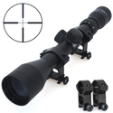 Tactical 3-9x40 optics R4 reticle crosshair air sniper hunting rifle scope with free mounts