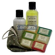 Khadi Bath Kit - Combo Gifts Online - Send Gifts To India