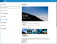 How to Customise Lock Screen of Windows 10 - office.com/setup