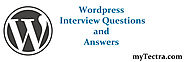 Wordpress Interview Questions and Answers | myTectra.com