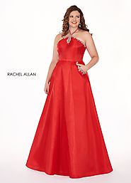 Solid Red Long Prom Dress – Fashion Trends