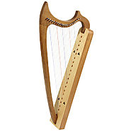 19-String Gothic Harp – Walnut