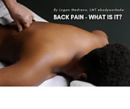 Back Pain – What Is It and How can Massage Therapy in New York Help?