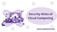 What are the security risks of cloud computing ?