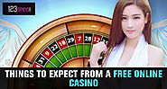 Things to Expect from a Free Online Casino