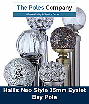 Buy Now! Neo Style 35mm Eyelet Bay window Curtain Pole Online